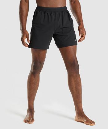 Pánské Šortky Gymshark Studio Černé | CZ 2921NWY
